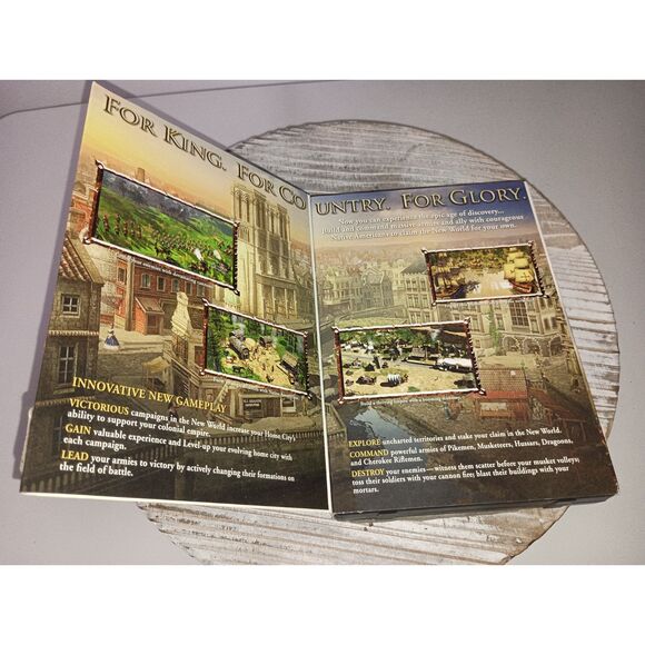 Ensemble Studios - Age of Empires III - PC CD Rom Set-Manual & Cover (Complete) - Picture 4 of 5